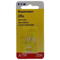 Bussmann - BP/ATM-20-RP 0408.1332 BP/ATM-20 20 Amp Fast Acting Mini-Fuse