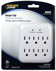 PowerZone OR802115 Surge Protector Tap White