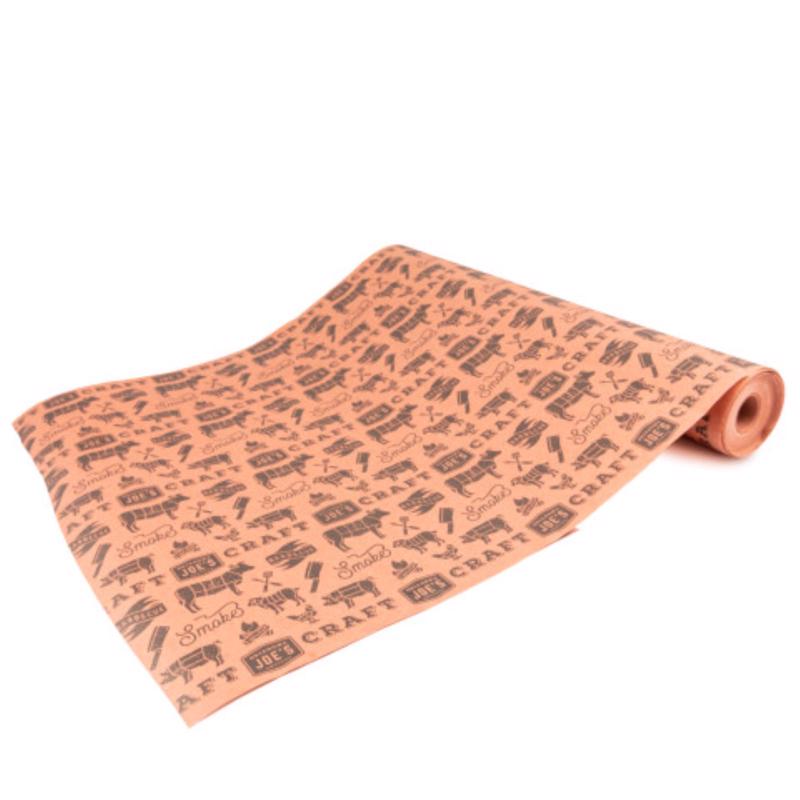 Oklahoma Joe’s Peach Butcher Paper – 18‑in x 100‑ft Roll, Made in USA, Heat‑Resistant & Breathable BBQ Wrapping Paper for Smoking Meats