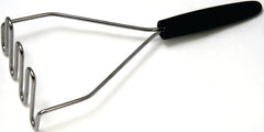 Chef Craft 12920 Potato Masher, Black Handle, Stainless Steel Head