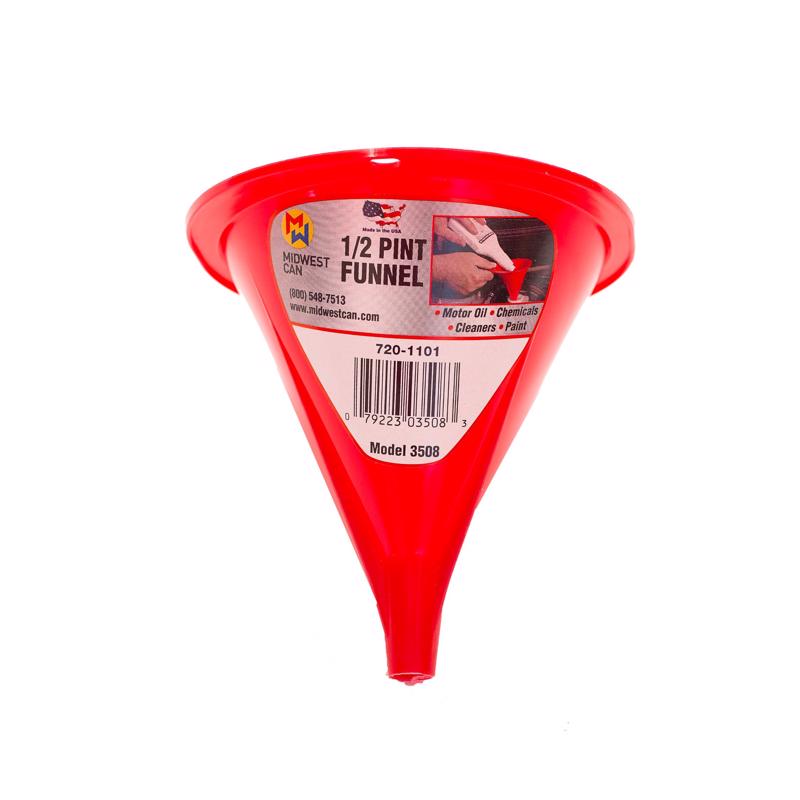 MIDWEST CAN GIDS-160487 Small Funnel, 1/2 Pint