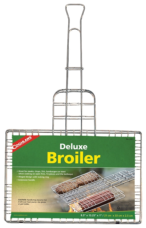 Coghlan's Deluxe Grill Broiler Basket 8981