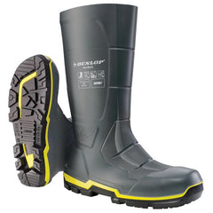 DUNLOP Protective Footwear, Acifort MetMAX, 100% Waterproof Polyblend PVC Material, Comfortable, Flexible, Lightweight and Durable Protective Footwear, MZ2LE02.11, Size 11 US