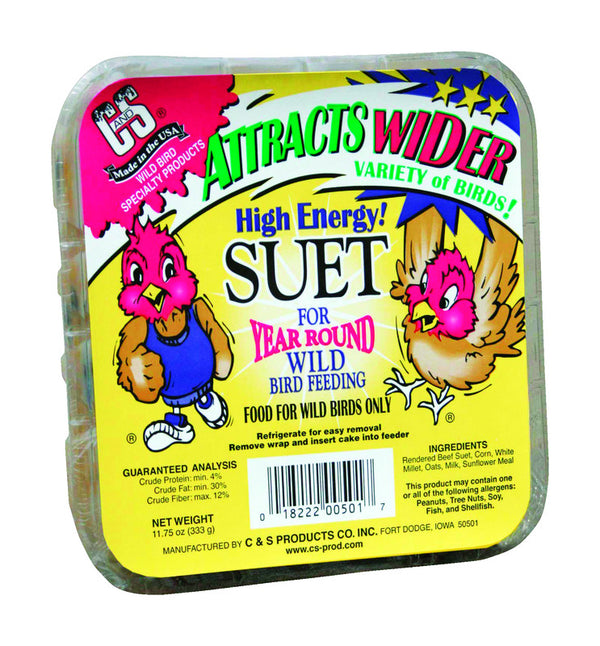 C&S Products Suet&Seed Hienergy 11.75 100214563 (12-Pack)