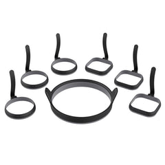 Blackstone 5515 Egg Rings, Black/Silver