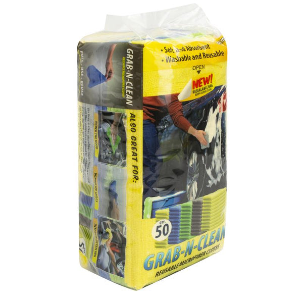 S&T INC. Schroeder & Tremayne 11.5 in. L X 11.5 in. W Microfiber Cleaning Cloth 50 pk 916000