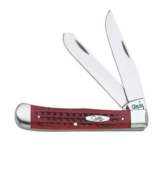 CASE XX WR Pocket Knife Pocket Worn Old Red Bone Trapper Item #783 - (6254 SS) - Length Closed: 4 1/8 Inches