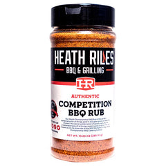 Heath Riles BBQ Rub - Competition Seasoning, Champion Pitmaster Recipe, Legendary BBQ Rubs For Smoking & Grilling, 70+ BBQ Championships, 10.20 oz. HRB0110