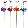 Alpine Flower Garden Stake with Insect Assorted LJJ1462A