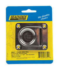 Seachoice Polished Stainless 50-36641 flush ring pull, Silver