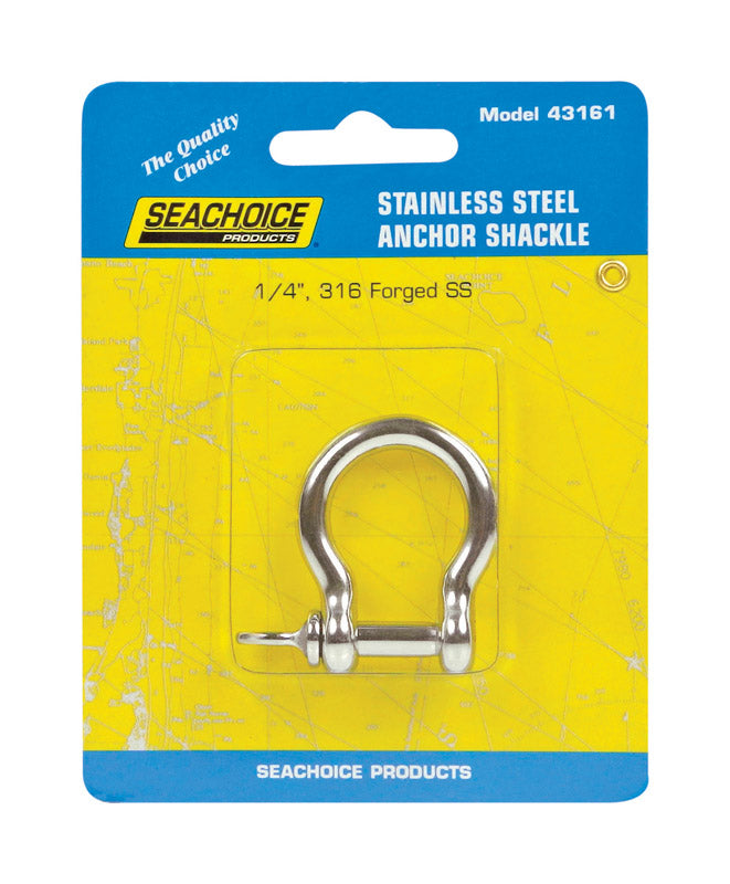 Seachoice Stainless Steel Anchor Shackle, 1/4 In.