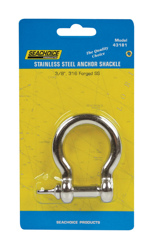 Seachoice Stainless Steel Anchor Shackle, 3/8 In.