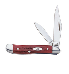 CASE XX WR Pocket Knife Pocket Worn Old Red Bone Peanut Item #781 - (6220 SS) - Length Closed: 2 7/8 Inches
