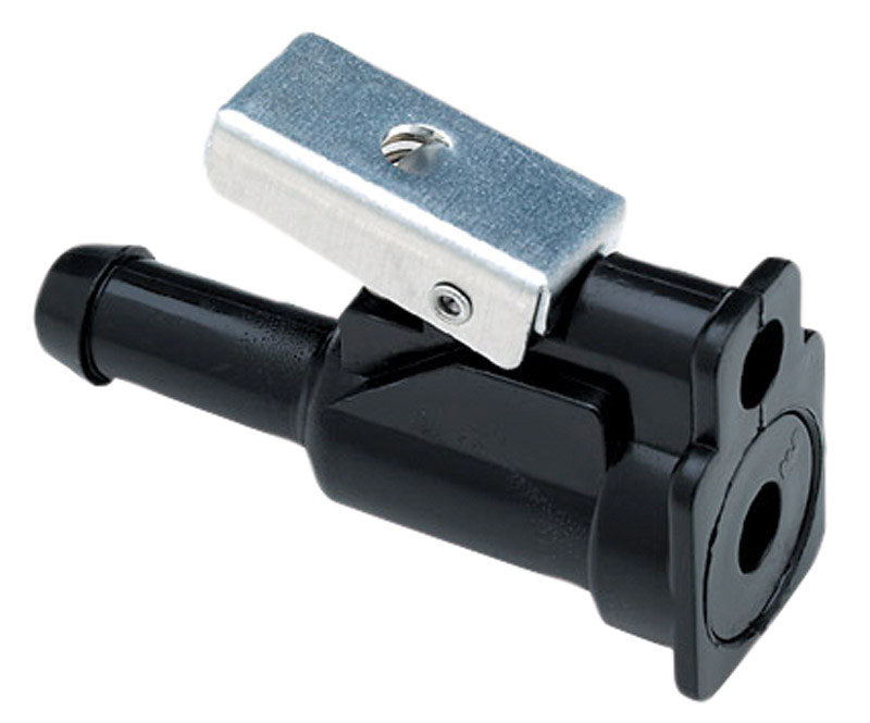 Seachoice Deluxe Fuel Connector Hose Fitting for Evinrude/Johnson, Female, 5/16 in. Barb, Black