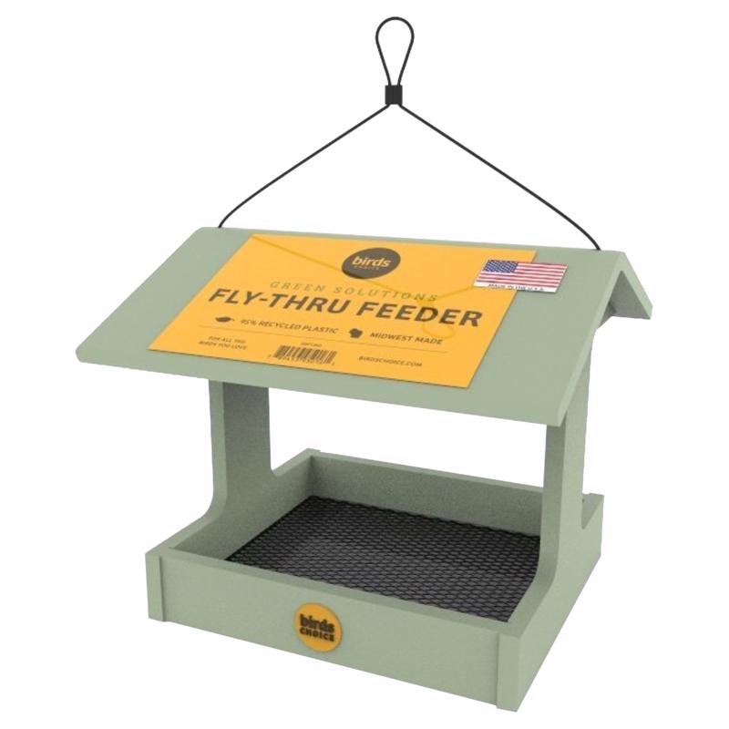 Recycled Plastic Fly-Thru Feeder