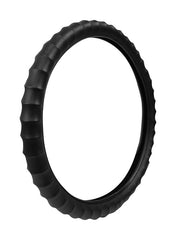 Custom Accessories Cover Steerwhl Ribd Blk 38011