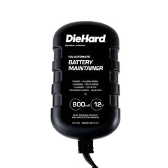 Diehard 8106521 12 V 0.8 Amps Automatic Battery Charger & Maintainer - Black DH150