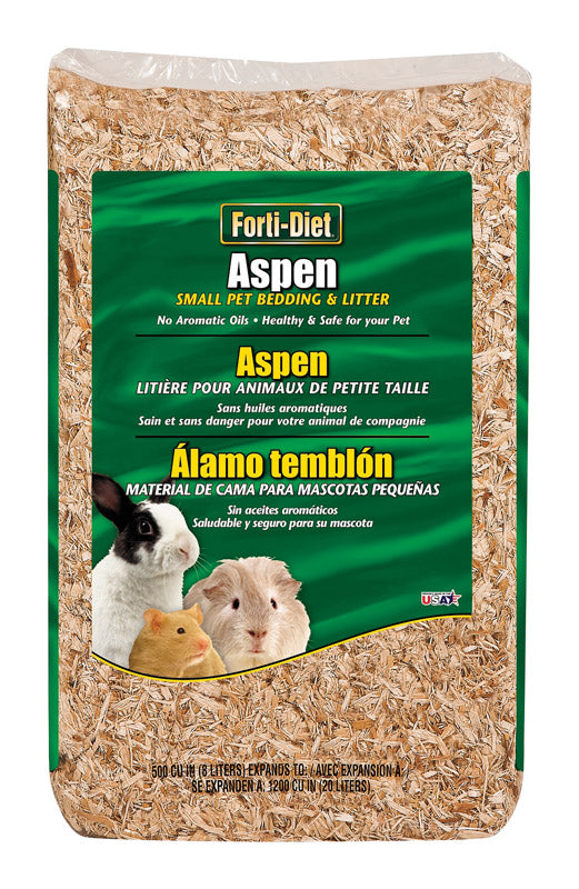 Kaytee Aspen Small Animal Pet Bedding For Pet Guinea Pigs, Rabbits, Hamsters, Gerbils, and Chinchillas, 19.7 Liters