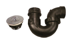 US Hardware P-118C Bathtub P-Trap Drain Kit - Black