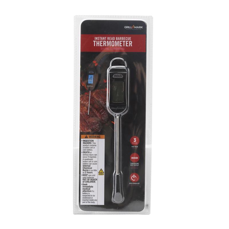 Grill Mark 8113258 Digital Meat Thermometer Black