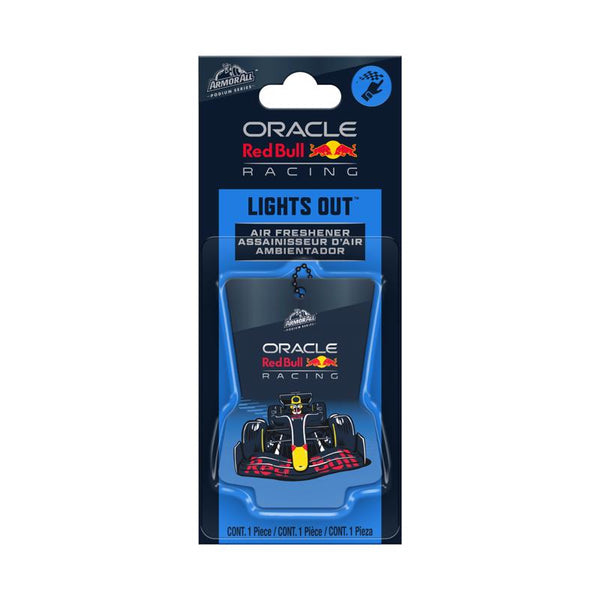 Armor All Podium Series Hanging Car Air Freshener, Logo Car, Lights Out Scent (6 Pack), Racing-Inspired Auto Air Freshener Developed in Collaboration With Oracle Red Bull Racing E304248500