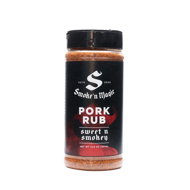 SMOKE 'N MAGIC - Sweet N Smokey Pork Rub - 12.6 oz