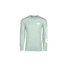 Costa Del Mar Tech Crew Performance Long Sleeve Shirt, Mint, 2XL FQA400035-4532X