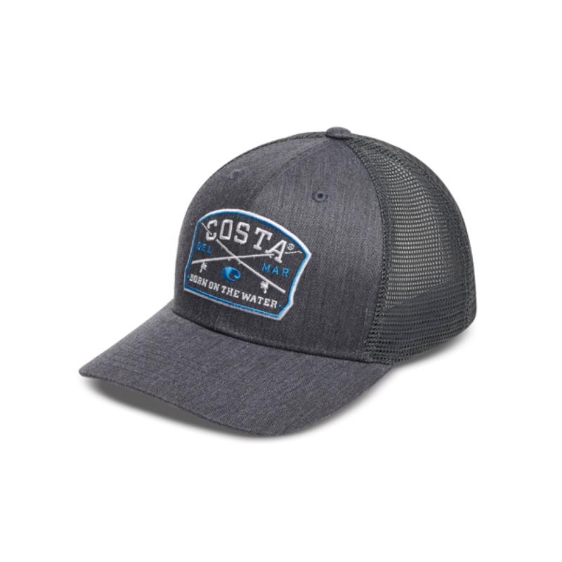 Costa Del Mar Mens Spinners Trucker, Black Heather, One Size FQS900290-05DU