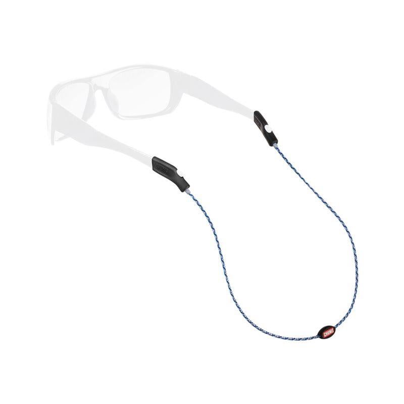 Chums Upcycled Cotton Heather Adjustable Eyewear Retainer, Sky