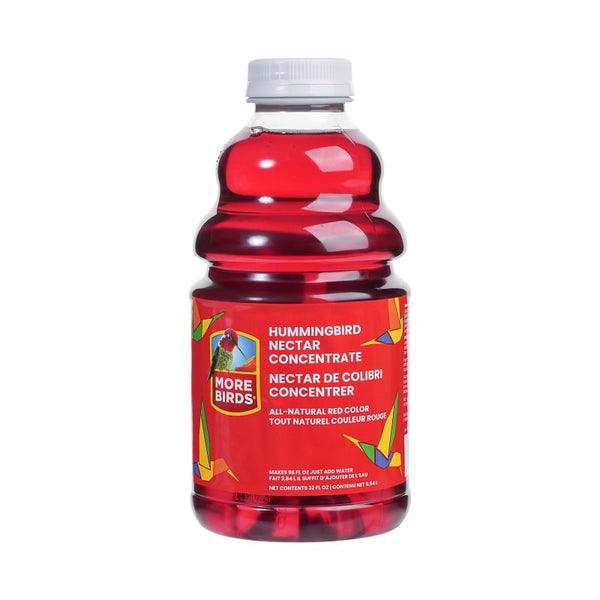 More Birds, All-Natural Red Hummingbird Nectar Concentrate, 32 Fl Oz MB701