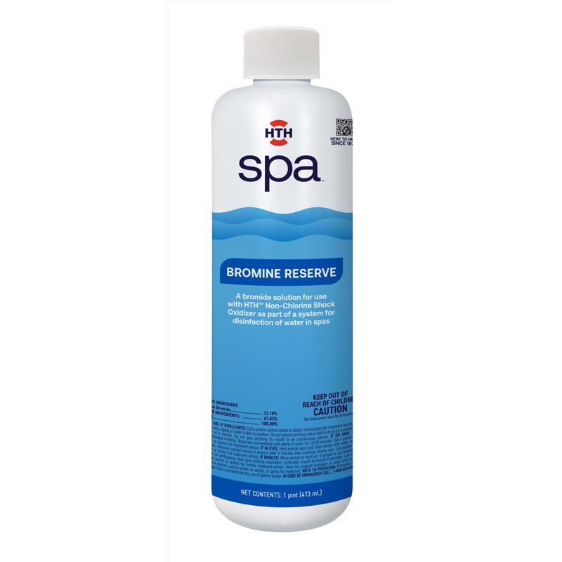 HTH Spa 86240 Bromine Reserve for Spas & Hot Tubs, 16oz