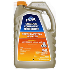 PEAK OET Extended Life Orange 50/50 Prediluted Antifreeze/Coolant for North American Vehicles, 1 Gal. NAOB53