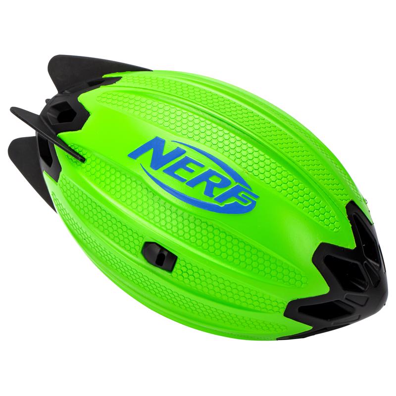 NERF Vortex Rocket Foam Football - NERF Soft Vortex Rocket Football for Long-Distance Throws - 2 in 1 Design - Throw Spirals & Kick Field Goals - Integrated Tail Fins
