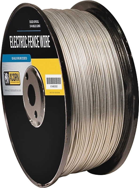 Acorn Electric Fence Wire, 17 Gauge, 1/2 Mile, Galvanized Steel EFW1712