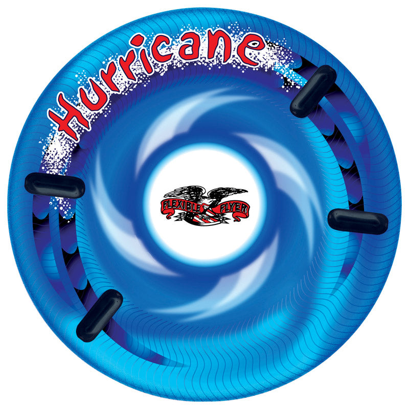 Flexible Flyer Hurricane 2-Person Snow & River Tube. Inflatable Pool Float & Double Sled, Blue, 56 inches I-56
