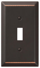 Amerelle 163TDB Century Wallplate, 1 Toggle, Aged Bronze