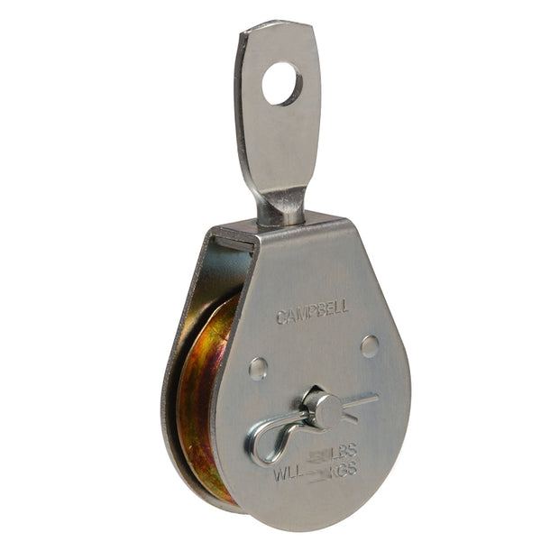 Campbell T7550303 PULLEY,HD,SGL,SWL EYE,2-1/2"