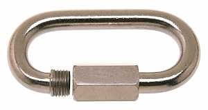 Campbell T7630546 Stainless Steel Quick Link, Polished, 5/16" Size, 2-15/16" Length, 5/16" Opening, 1540 lbs Load Capacity