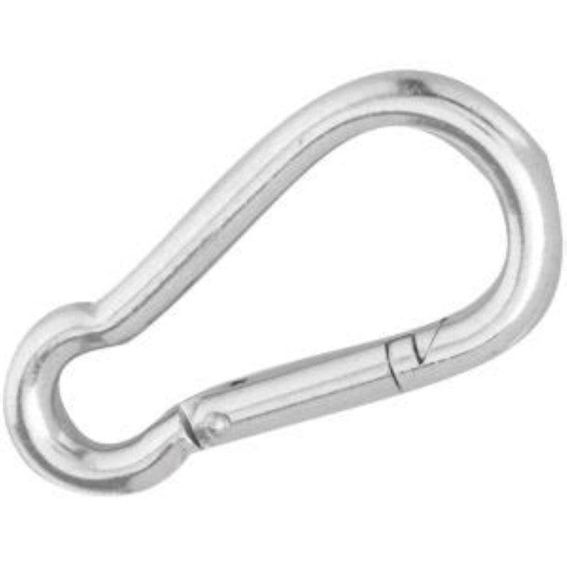 DayMark Campbell T7645036 Spring Snap Link, Steel, Zinc Plated, 7/16" Opening, 3-1/8" Length, 200 lbs Load Capacity, (Pack of 10)