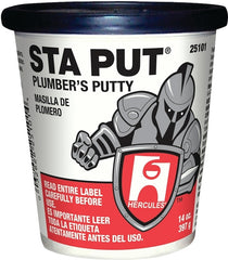 Hercules 14 oz. Superior Grade, 14 Ounce, Tan Oatey 25101 Sta Put 14-Ounce Plumbers Putty, Color