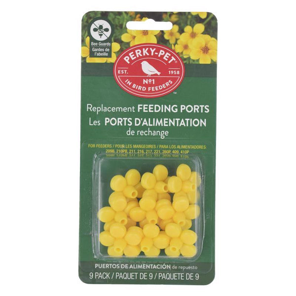 Perky-Pet 9-Pack Replacement Yellow Feeder Flowers 202FB