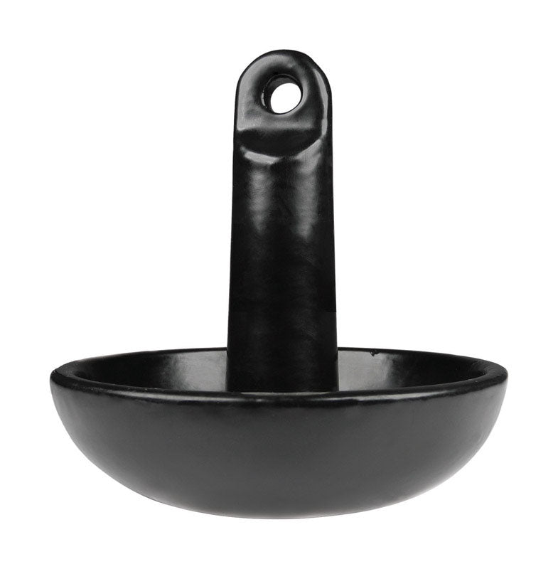 Seachoice Mushroom Anchor, Cast Iron, Aluminum-Painted, Silver, 10 Lbs., Boats Up to 12 Ft. Long
