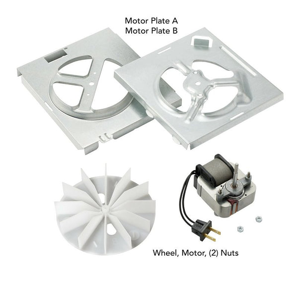Broan-NuTone RE70BN 70 CFM Bathroom Exhaust Fan Replacement Motor Kit, Easy DIY Replacement Motor Kit for 70 CFM and 50 CFM Bath Fans, White