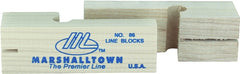 MARSHALLTOWN The Premier Line 86 3-3/4-Inch Wood Line Blocks (Pair)
