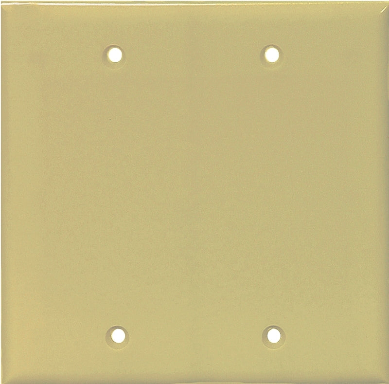 EATON Wiring PJ23V Blank Box Mount Wall Plate, Ivory