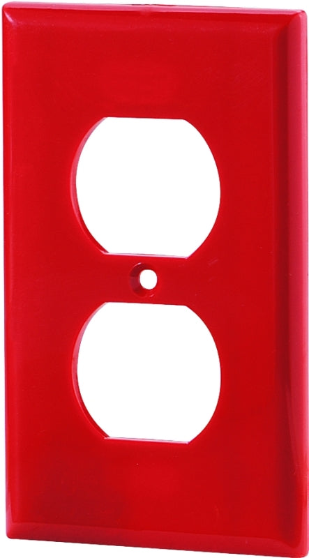 Cooper Wiring Devices 5132RD-BOX Wallplate 1G Duplex Recp Nylon Std RD