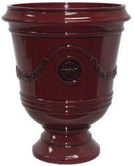 Southern Patio CMX-047025 Decorative Planters Oxblood