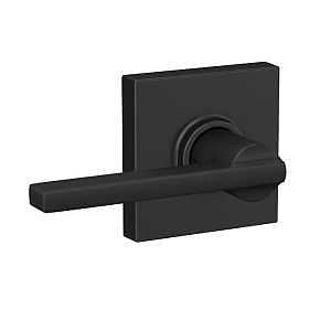 SCHLAGE Latitude Lever, Matte Black