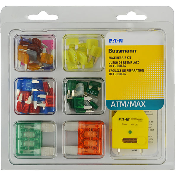 Bussmann NO.64 ATM Mini and MAX Blade Fuse, Tester/Puller Kit (NO64)