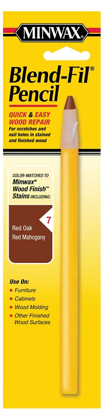 Minwax 110076666 N0 7 Blend-Fil Wood Repair Stain Pencil, Mahogany